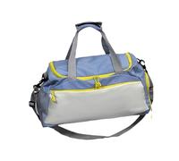 Generic Travel Duffle Bag As A Handheld Option for Outdoor Business and Workouts, Blue and White