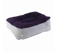 Generic Travel Footrest, Soft Pillow, Inflatable Leg Swelling Prevention Cushion with Air Pump for Relaxing at Home and Office (Gray Blue)