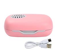 Generic Travel-Friendly Toothbrush Sanitizer with Uvc Technology, Silicone Holder, Fast Drying and USB-C Charging