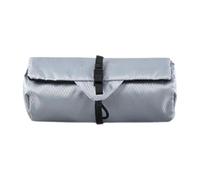 Generic Travel Toiletry Bag Foldable Cosmetic Bag Organizer Storage Bag Waterproof Oxford Grooming Bag Hanging Toiletry Bag for Men Women Original, Silver