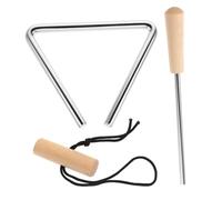 Generic Triangle for Musicians Triangle Percussion Instrument Metal Triangle with Striker for School Bands