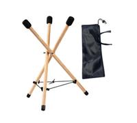 Generic Triangle Handpan Drum Bracket Drum Holder Adjustable Ethereal Drum Stand for Family Gatherings Stage Performances Camping, S