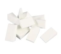 Generic Triangular Powder Puff Suitable for Kinds of Skin 24pcs with Comfortable Skin Touch and Safe Facial Use, White Plastic and Latex Cotton Sponges for Makeup for Face Powder