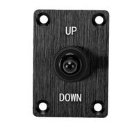 Generic Trim Tab Toggle Switch 6 Pin Heavy Duty for Boats Yachts RVs Aluminum Black 15A 12V Control