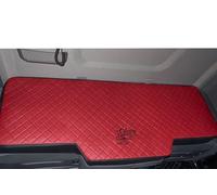 Generic TRUCK BED COVER FIT SCANIA R & S 2017+ [NEW GENERATION] ECO LEATHER - Red/Black
