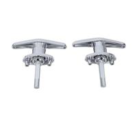 Generic Truck Cap Locking T Handle Durable Zinc Alloy T Handle Set for Trailers, RVs, Campers Black Powder Coated