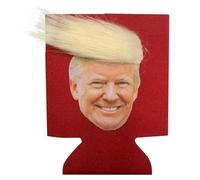 Generic Trump Funny Hair Drink Insulated Sleeves Non-Slip Donald Trump Beer Beverage Holder Reusable Can Covers for Cans Bottles Pint Glasses Party Cups Coffee