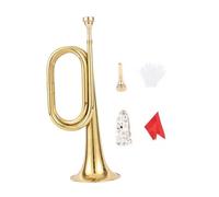 Generic Trumpet, Marching Bugle, Wind Instrument, Musical Brass, Beginner, Compact, Beginner-friendly for Children And Adults, for Brass Bands, School Bands, Style D