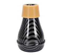 Generic Trumpet Practice Mute with Metal Ventilation Holes for Musicians Portable 3.94 X 2.36in ABS Construction