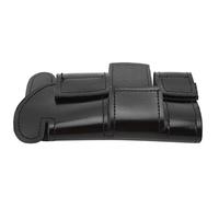 Generic Trumpet Valve Guard Durable PU Leather Protective Case for Comfortable Use Applicable for Most Bb and C Angles Black Colour