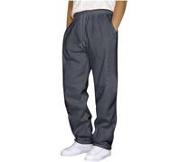 Generic Try Before You Buy Mens Down Trousers Work Joggers Track Suit Bottoms Mens Open Hem Joggers Wide Leg Trousers for Women UK Black Joggers Men Men's Joggers Short Leg Try Before You Buy Mens