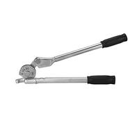 Generic Tube Bender Strong Steel 180° Handheld Bending Tool for Copper Aluminum Steel Pipe, Easy and Accurate Bending for DIY Enthusiasts (370mm 3/8 10mm)
