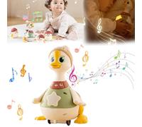 Generic Tummy Time Duck Family Toy, Ducks with Music Light, Interactive Crawling Toys, 6-12 Months Toddlers