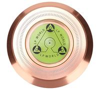 Generic Turntable Disc Stabilizer Aluminum Clamp with Bubble Leveling, Sound Quality for Realistic Music Enjoyment, Universal Use, Aluminium Alloy (Rose Gold)
