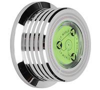 Generic Turntable Disc Stabilizer Aluminum Clamp with Bubble Leveling, Sound Quality for Realistic Music Enjoyment, Universal Use, Aluminium Alloy (Silver)