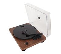 Generic Turntable Phonograph, Record Player Built in Speaker 3 Speed 100-240V Pleasing Sound for Home (GB Plug)
