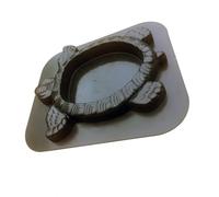 Generic Turtle Stepping Stone Mold Concrete Paving Mold Decorate Backyard Landscaping Reusable Practical Use Plastic Tortoise Shape Unique Pattern Design for Garden-Lovers