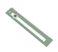Generic Two in One Compass Ruler, Adjustable and Easy to Use Geometry Tool for Students, 17 X 3 X 0.6cm, 1 Piece (Green)