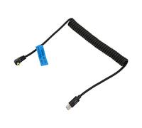 Generic Type-C to DC 4017 Power Supply Cable High Conductivity Spring Line 42-80cm for Camera Power Supply
