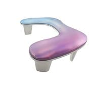Generic U Shape Arm Rest,Portable Nail Arm Rest Stand,Nail Arm Rest,Nail Hand Rest,Detachable for Salons Home DIY Acrylic Nails, Gradient blue violet