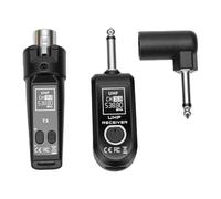 Generic UHF Wireless Microphone Adapter Portable Anti Interference Transmitter Receiver for Dynamic Microphones Easy Connectivity Compact Size