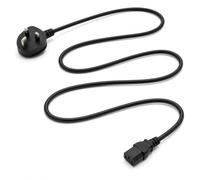 Generic UK 3 Pin to IEC C13 Power Cable 1.8m, Replacement Mains Lead Compatible with KRK Classic 5 8 Rokit CL5 G3 Studio Monitors