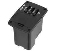Generic Ukulele & Guitar Pickup, Piezo Amplifier Equalizer Tuner, Black, 2-Band EQ, 6.35mm Jack, Battery Powered