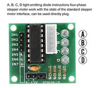 Generic ULN2003 Driver Board Stepping Module for 4 Phrase Stepper Motor with High Power Chip, Increased Output Expansion Interface, and LED Indicators for Plug and Play 5 Pcs/set for DIY Enthusiasts