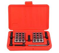Generic Ultra Accuracy 1-2-3 Block Super Exactness 23 Holes Set-Up Tool for Milling Machines Chrome Steel 1 Pair for Machine Tool Parallel Pad