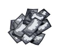 Generic Under Eye Pads Petal Shape Lash Extension Patches with Strong Support, Non Woven Fabric Isolation Pads for Eyelash Grafting, Pack of 50 (Black)