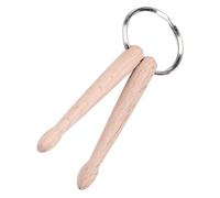 Generic Unique Drum Stick Keychain Small and Light Zinc Alloy Key Ring Pendant Easy to Decorate Bags Keys Mobile Phones Gift for Music Lovers