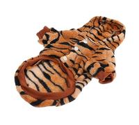 Generic Unique Look Dog Fancy Dress Costume Tiger Pet Clothing for Special Occasion and Photo Taking