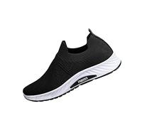 Generic Unisex Adults Black Slipper - Mesh, Rubber - Size 7, 8.5, 10 - Casual, Sports - Flat, Closed Toe - Slip-On - Memory Foam Insole - Winter - Men, Active Individuals