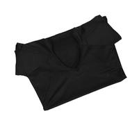 Generic Unisex Yoga Sweatproof Undershirt Breathable Mesh Armpit Sweat Pads, Moisture-Wicking Cotton Short Sleeve Top for Fitness and Activewear (L)