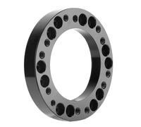 Generic Universal 12.5mm Steering Wheel Spacer Comfortable Drive Kit Fit for Better Control Black Aluminium Alloy for Most Aftermarket Steering Wheels Enthusiasts