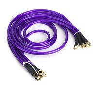 Generic Universal 5-Point Ground Wire Kit, Durable Performance Enhancer for Improved Car Starting and Charging, PVC 100cm/39.4in, 5 Pieces (Purple)