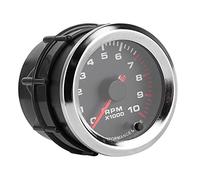 Generic Universal 52mm/2in Tachometer Meter with 0-10000RPM Gauge, Easy Wiring Connections, Great for Cars and Motorcycles, Suitable for Beginners and Professionals