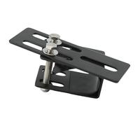 Generic Universal Adjustable L-Shaped Roof Rack Bracket Heavy Duty Metal Mount for Side Camera Installation on Truck Bus SUV with 360° Rotation Tool-Free Clamp