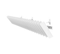 Generic Universal Air Conditioning Ventilation Baffle Anti-Draught Bulkhead Accessory PP Grille Improves Comfort Suitable for Hotels, 127.5CM