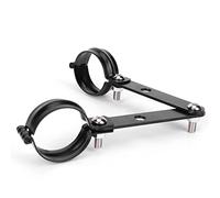 Generic Universal Black CNC Motorcycle Headlight Bracket Fit for Yamaha, Adjustable Fork Mounting Clamp Kit for Cruisers, Cafe Racers, Streetfighters, 34-41mm (51-60Mmm)