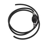 Generic Universal Boat Motor Fuel Hose with Primer Bulb for Outboard RV Yacht Caravan, 2.1m Fuel Line Assembly for Boats - Rubber+Stainless Steel