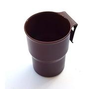 Generic Universal Car Cup Holder, Premium PP Material with Sturdy Mounting for Air Vent, Convenient Storage for Cups Phones Keys, Black Brown Beige, 10.5 X 8.5 X 7cm (Brown)