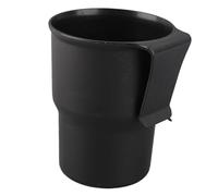 Generic Universal Car Cup Holder, Premium PP Material with Sturdy Mounting for Air Vent, Convenient Storage for Cups Phones Keys, Black Brown Beige, 10.5 X 8.5 X 7cm (Black)