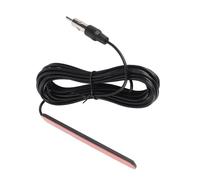 Generic Universal Car FM Radio Antenna Patch Aerial Windscreen Mount 5M Cable Stable Signal for Most Car Models