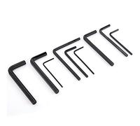 Generic Universal Durable Hex Wrench Set for Guitar Neck and Bridge Adjustment and Truss Rod Tuning, Carbon Steel 9-Piece Kit for Musicians