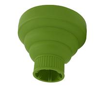 Generic Universal Hair Dryer Diffuser Collapsible Travel-Friendly Styling Tool for Perfect Curls Long-lasting Results in Soft Silicone (Green)