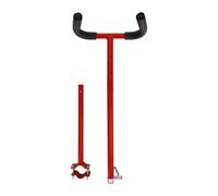 Generic Universal Removable Push Handle Extension for Children's Tricycle, Iron and Sponge, Adjustable, Comfortable, Simple Grip, Suitable for Rides and T, Red