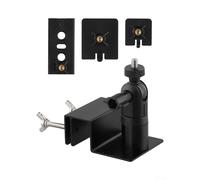 Generic Universal Solar Panel Gutter Mount 2 Set with 360 Degree Rotation Adjustable Bracket for Quick Installation and Maximum Sunlight Exposure Fit for Ring and Arlo Solar Panels
