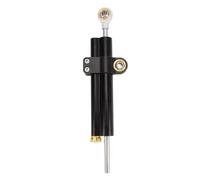 Generic Universal Steering Stabilizer, Motorcycle Steering Damper Adjustable Long Life Enhance the Stability of Various Motorcycles (Black)