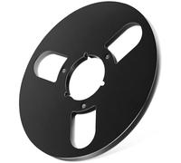 Generic Universal Sturdy Cord Management Accessory Take up Reel Black Aluminium Alloy with 3 Holes for Excellent Sound Quality and Large Output for Recorder and Reel-to-Reel Tape Player